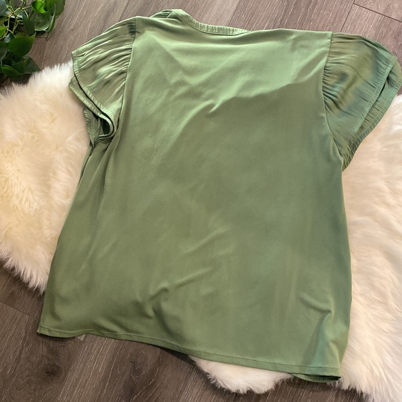 Silky Mixed Media Top - Picture 4 of 4